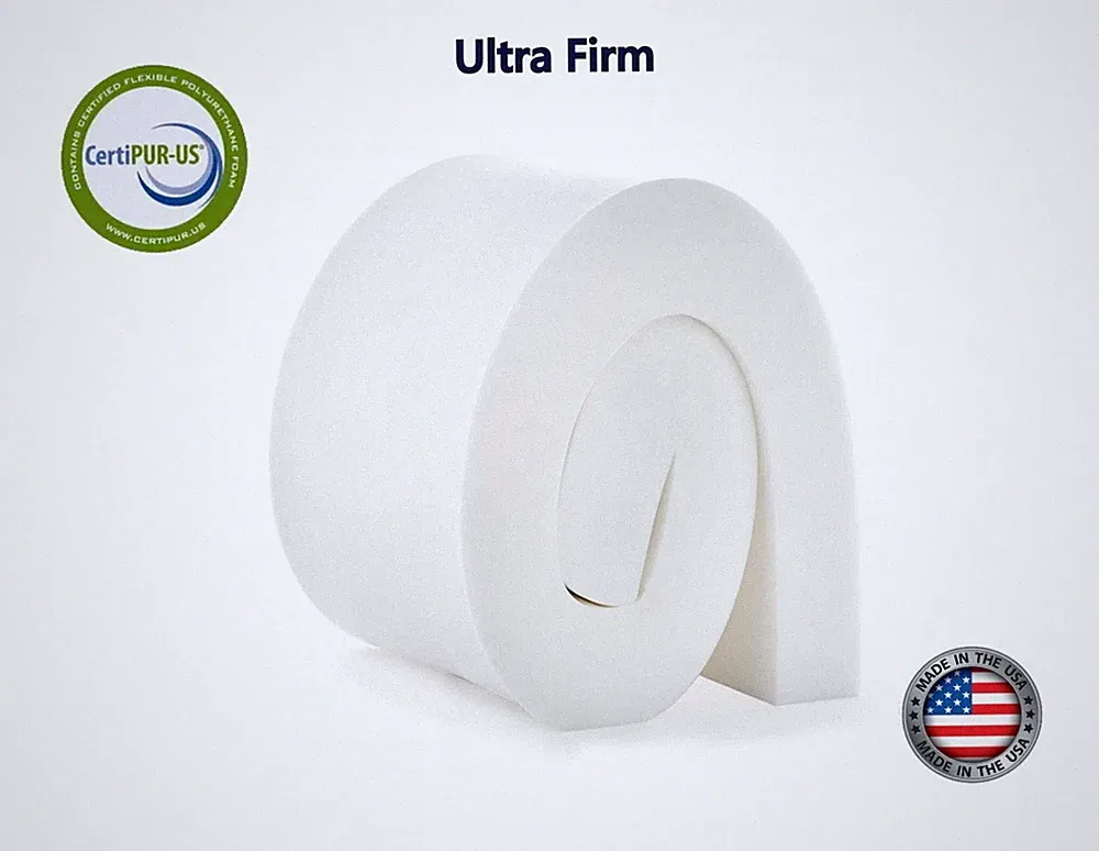 High Density Upholstery Foam (Ultra Firm) 4"x30"x80" 52ILD Foam Seat Cushion