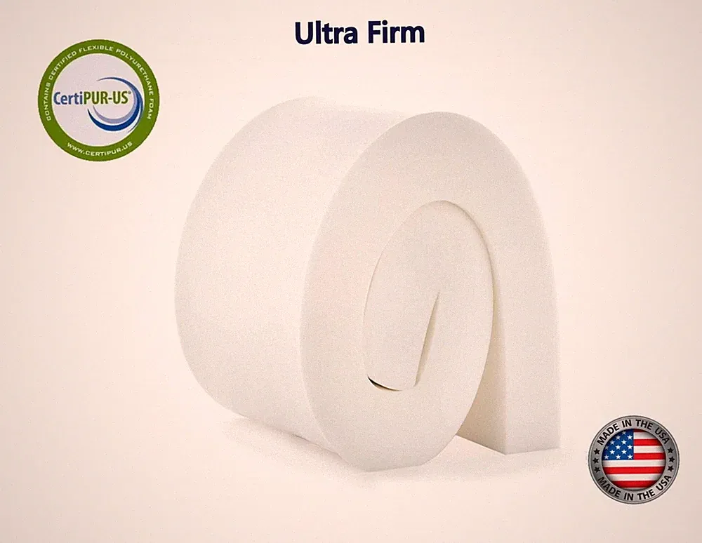 High Density Upholstery Foam (Ultra Firm) 6"x30"x80" 52ILD Seat Replacement Foam