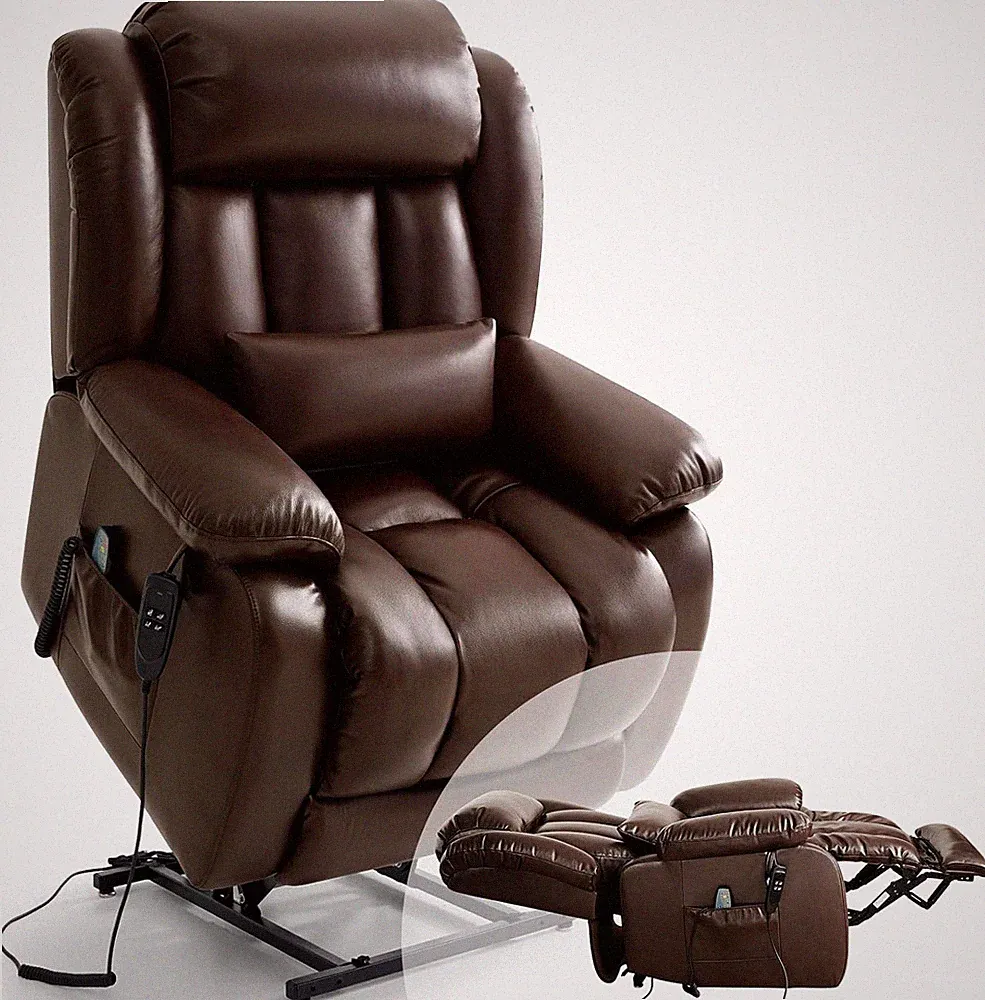 Infinite Position Lay Flat Lift Recliner Chair for Adults, Dual Motor Power Lift