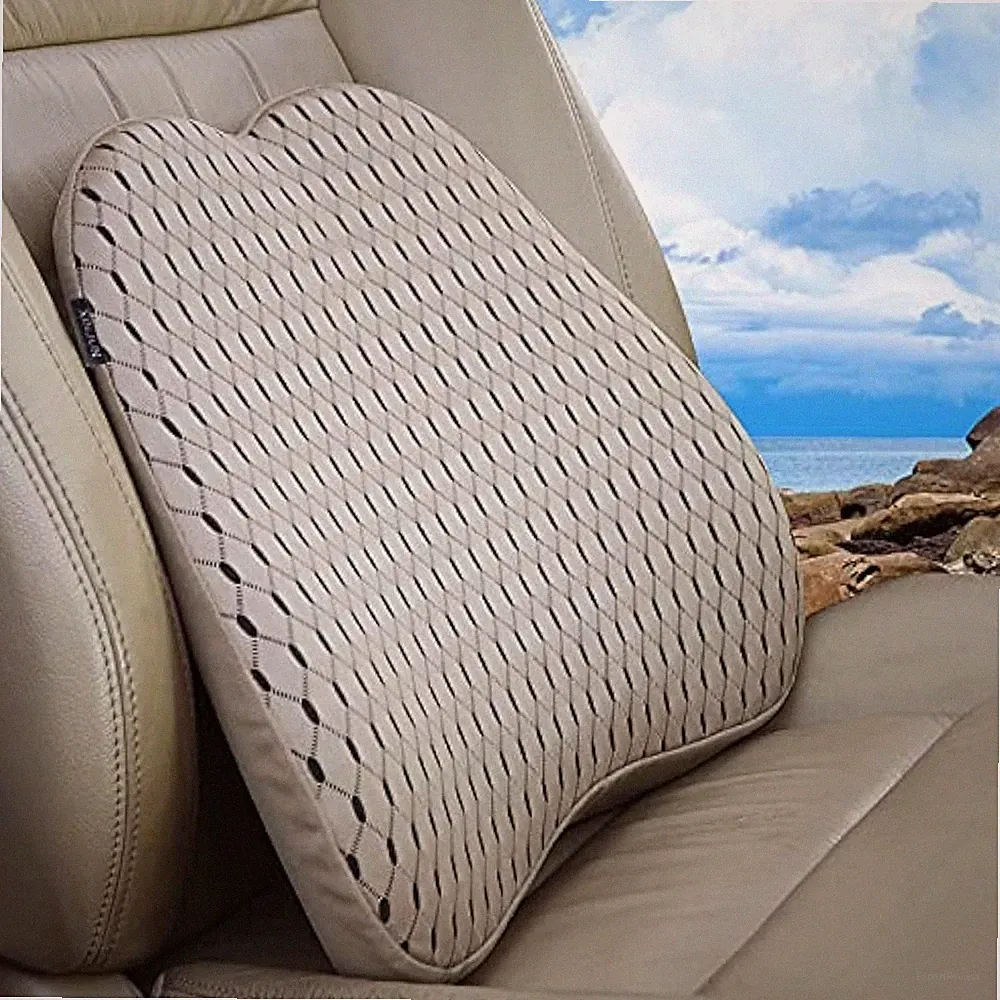 Memory Foam car Lumbar Support Pillow - Memory Foam Back Cushion - Used for c...