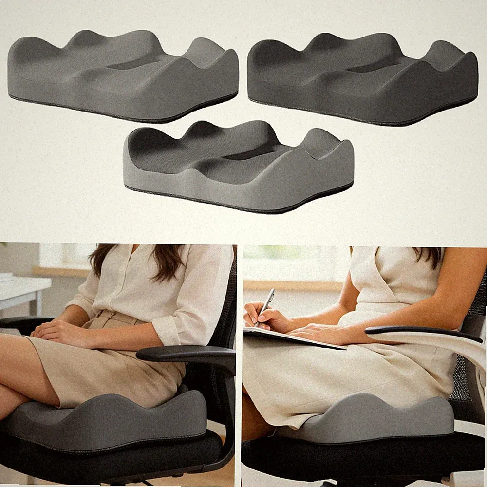Seat Cushion Support Lightweight Memory Foam for Bed recliner Gaming Chair