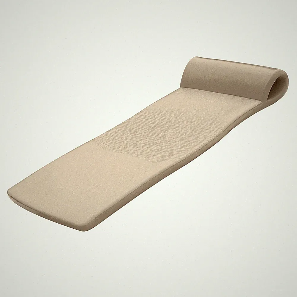 TRC Recreation Sunsation 1.75" Thick Foam Lounger Pool Float, Bronze (Open Box)