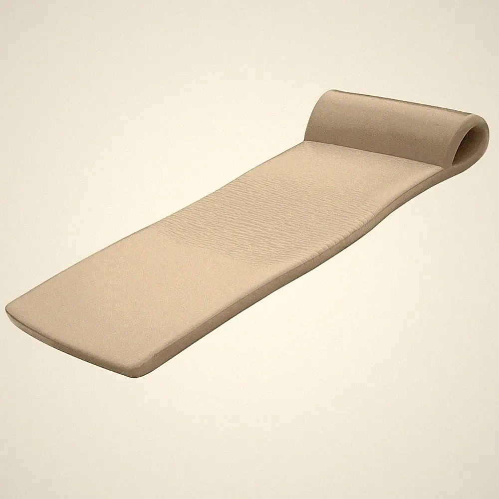 TRC Recreation Sunsation 1.75" Thick Foam Lounger Swimming Pool Float, Bronze