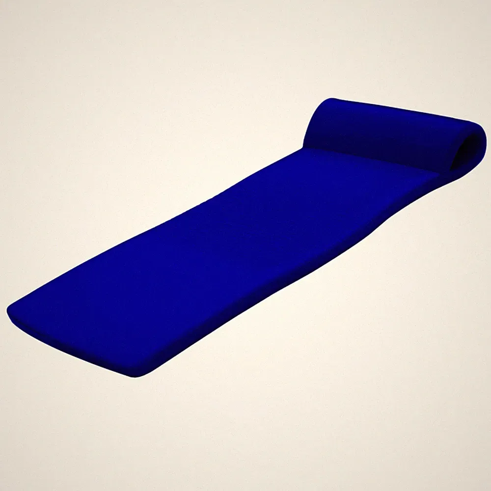 TRC Recreation Sunsation 1.75" Thick Foam Lounger Swimming Pool Float, Navy Blue