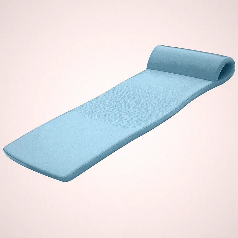 TRC Recreation Sunsation 1.75" Thick Foam Swimming Pool Float, Metallic Blue
